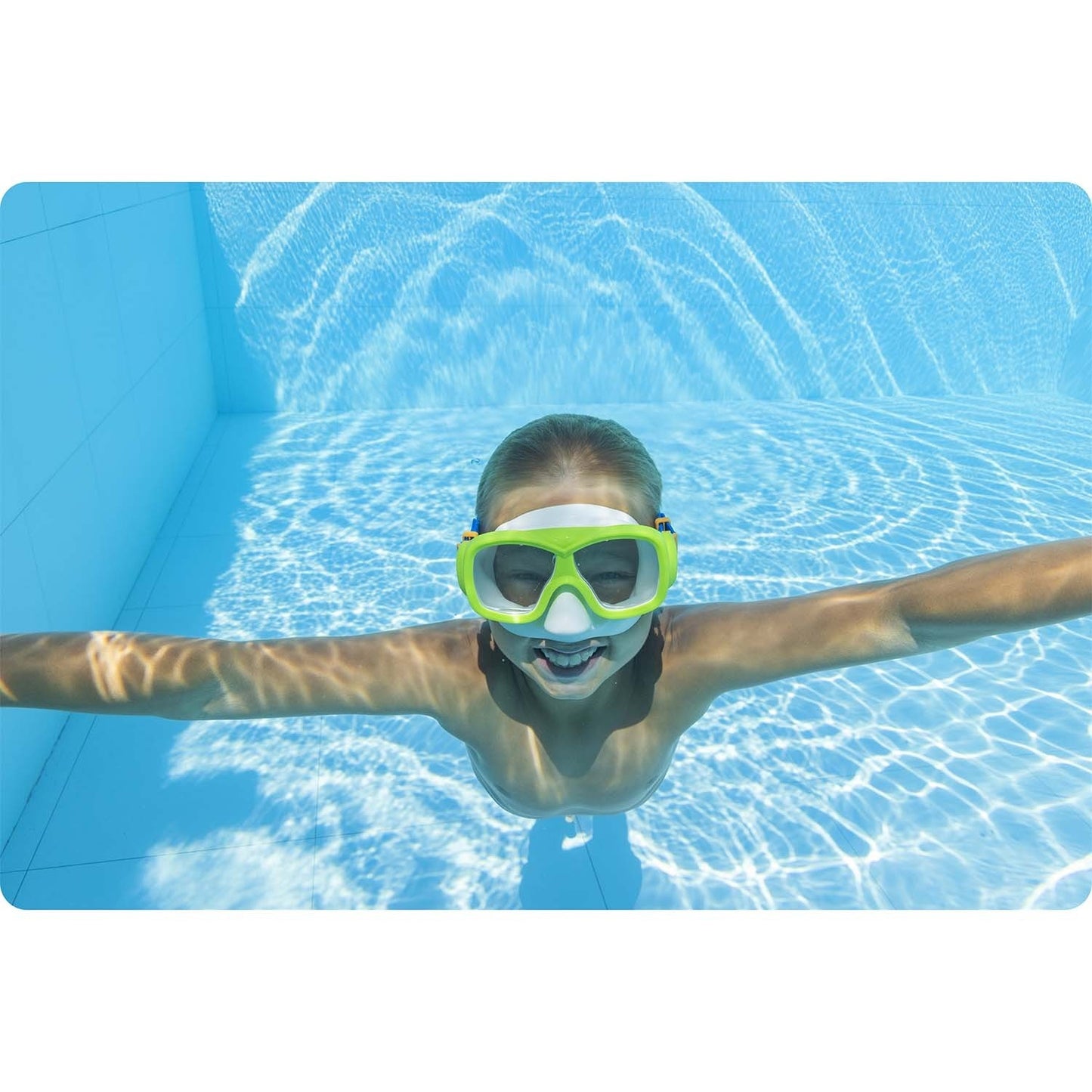 Green and blue swimming mask Bestway 22039