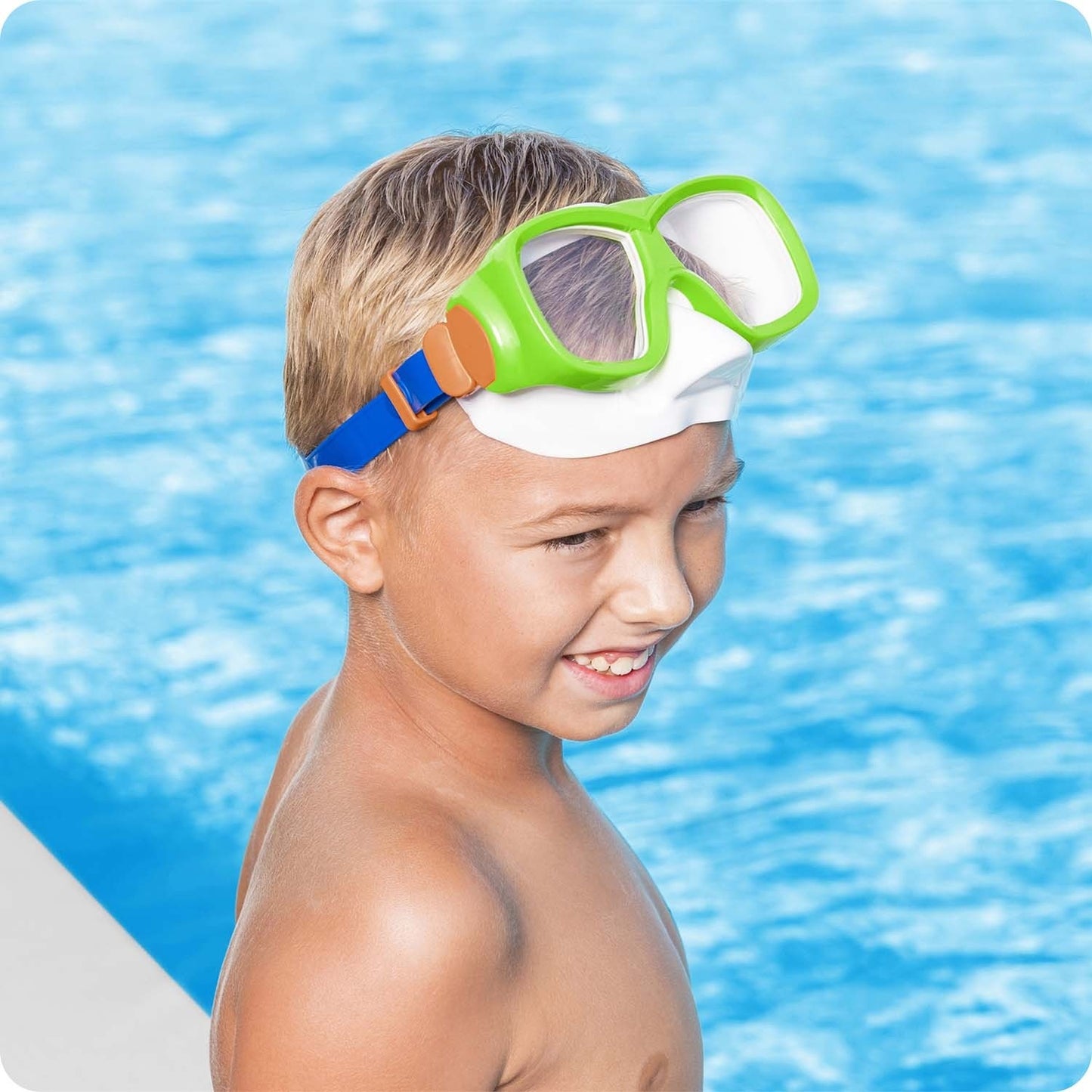 Green and blue swimming mask Bestway 22039
