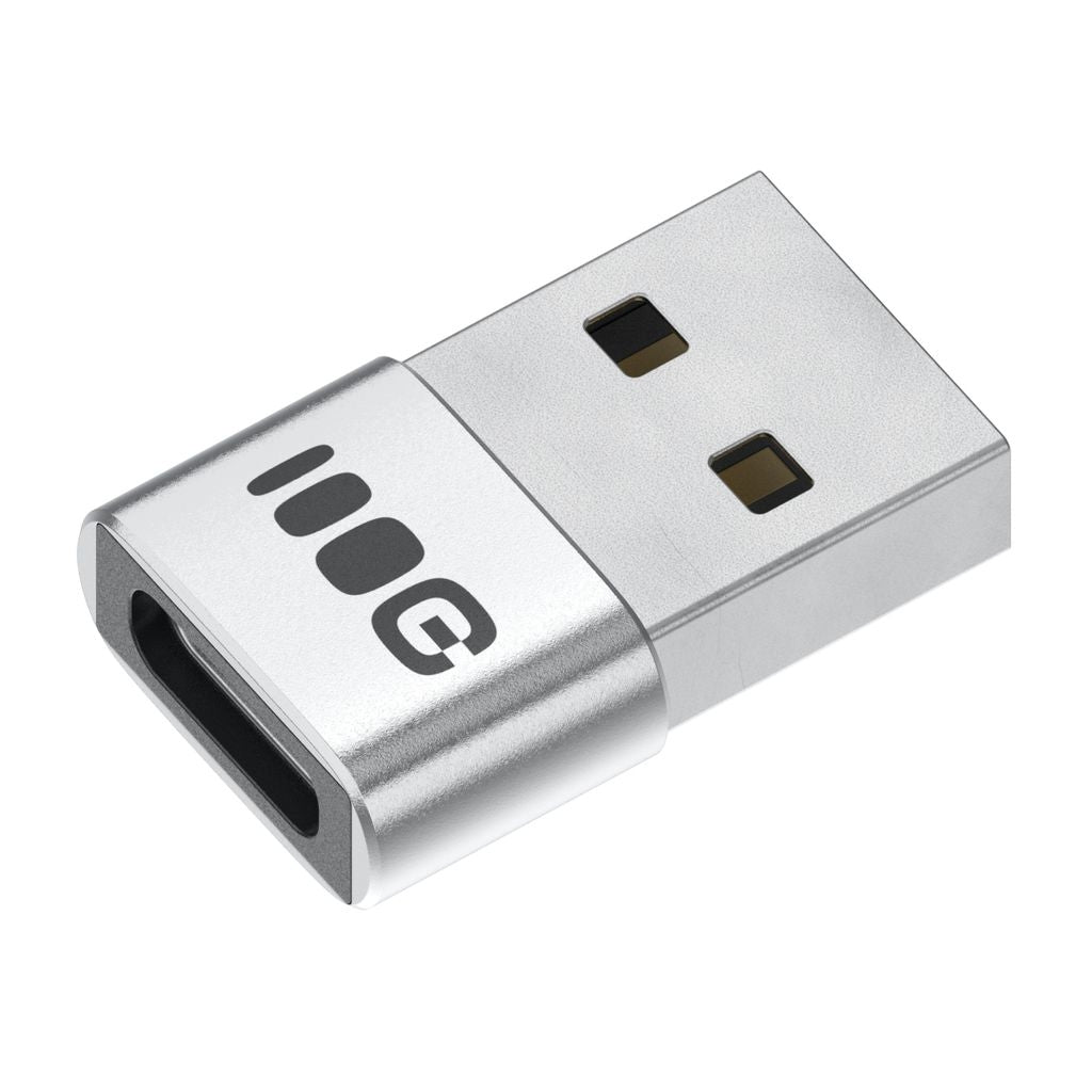 Greencell Plug&Play-adapter USB-A till USB-C dataöverföring 480 Mbps 12W 2.4A