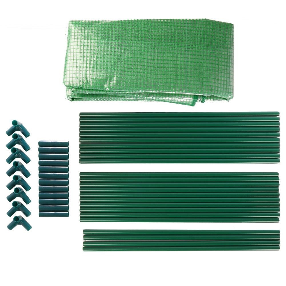 Greenhouse for tomatoes and cucumbers, stable and easy to assemble