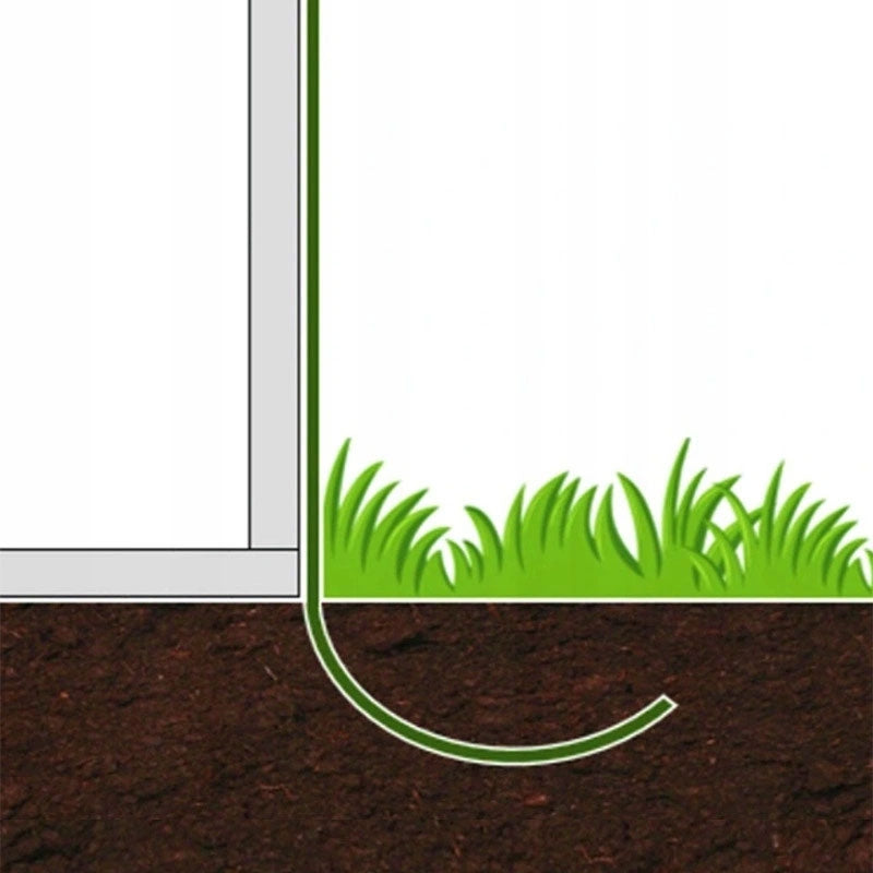 Greenhouse garden tunnel, 3x2x2 m, multi-season, metal frame, white foil, 2 entrances
