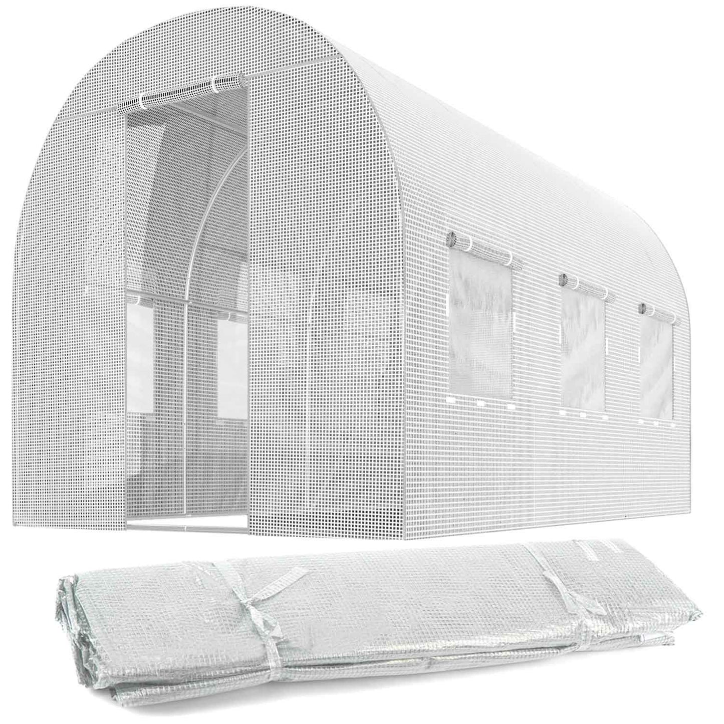Greenhouse tunnel Foil 2x3m (6m²) White Plonos