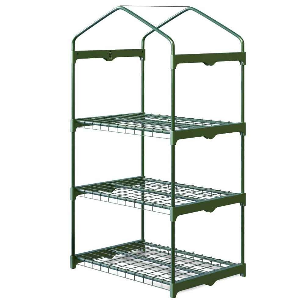 Greenhouse with shelves 69 x 49 x 125 cm Plonos 4921