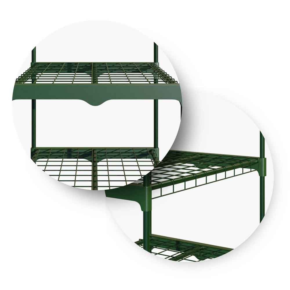 Greenhouse with shelves 69 x 49 x 125 cm Plonos 4921