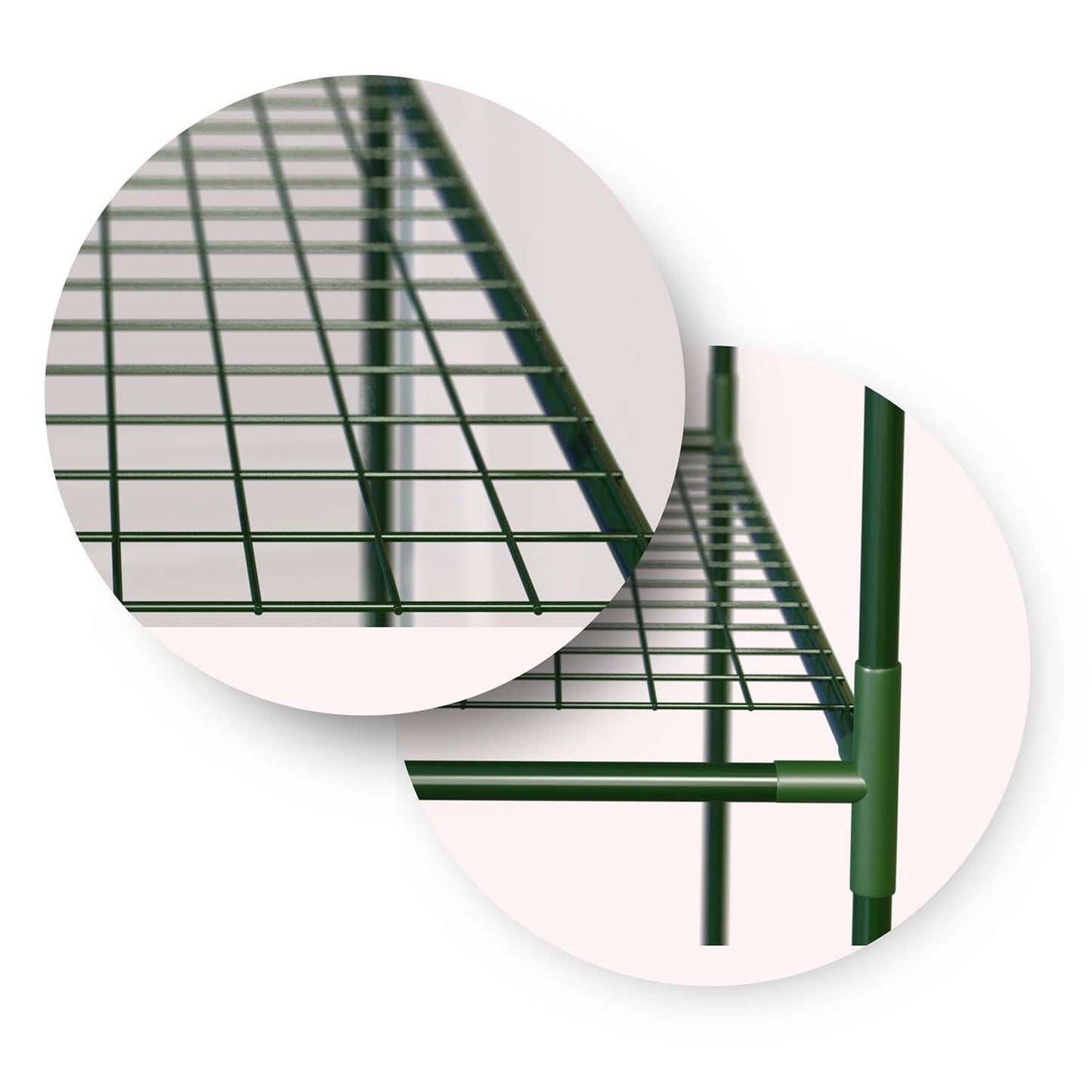 Greenhouse with two shelves 140 x 71 x 195 cm Plonos 4922