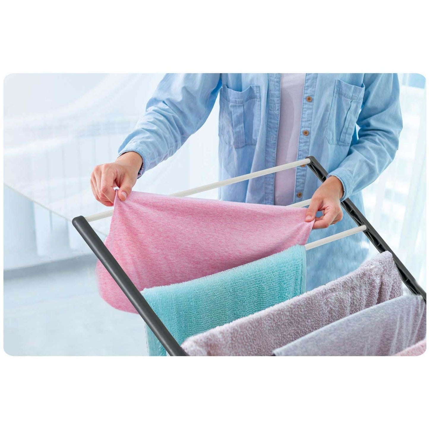 Greta foldable standing laundry dryer, 21 meters