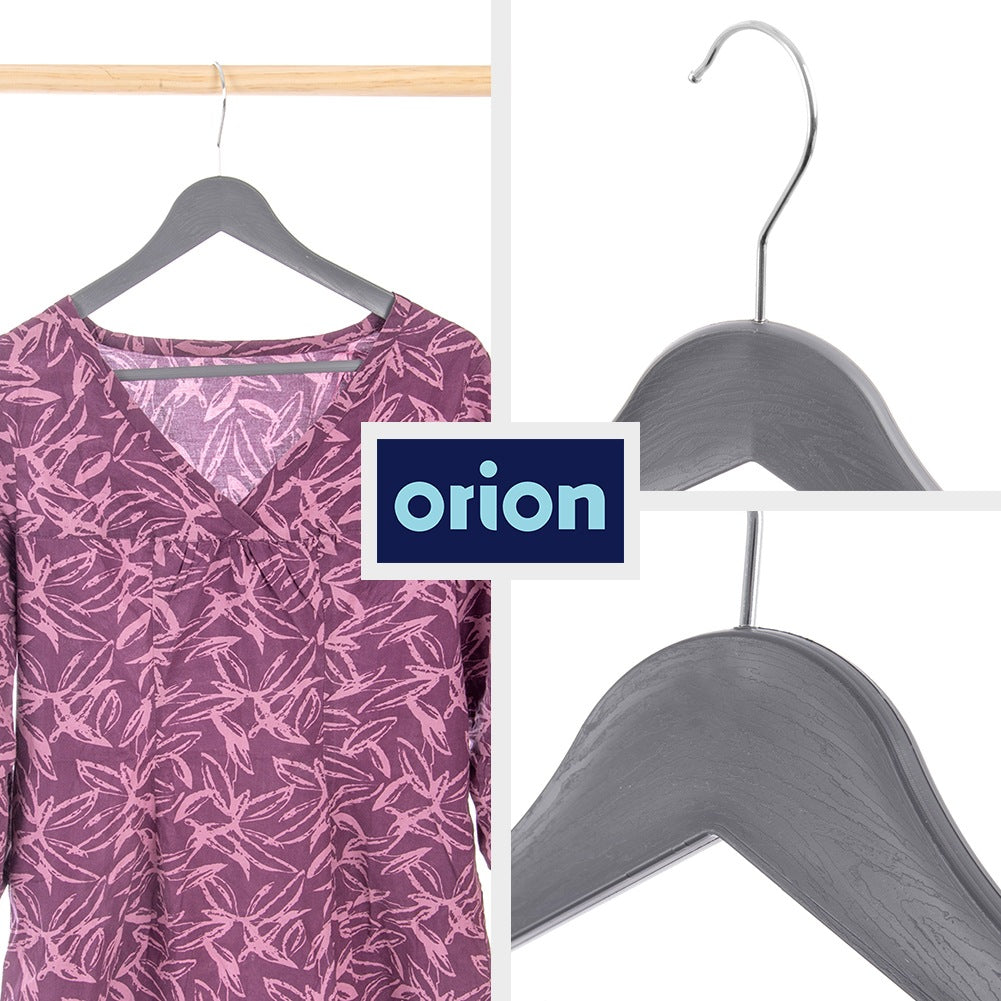 Grey swivel clothes hangers 42.5x24 cm 3 pcs.