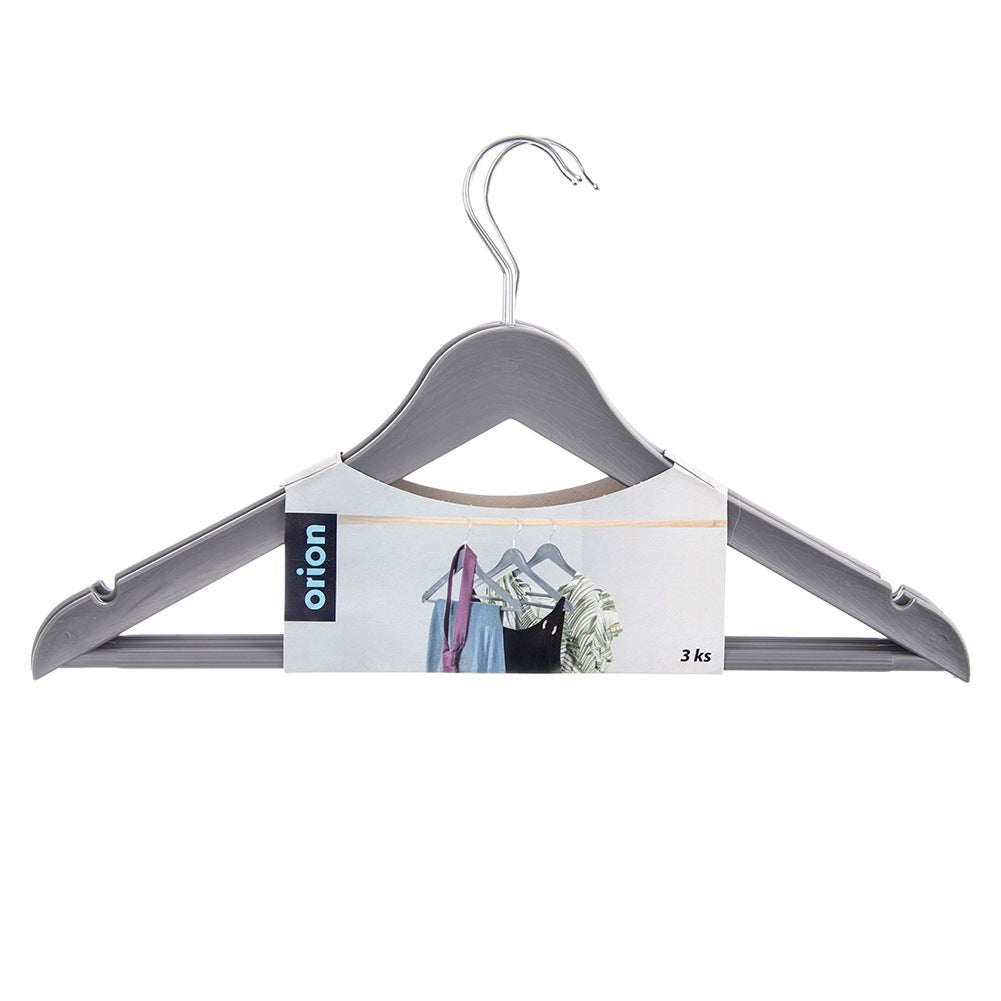 Grey swivel clothes hangers 42.5x24 cm 3 pcs.