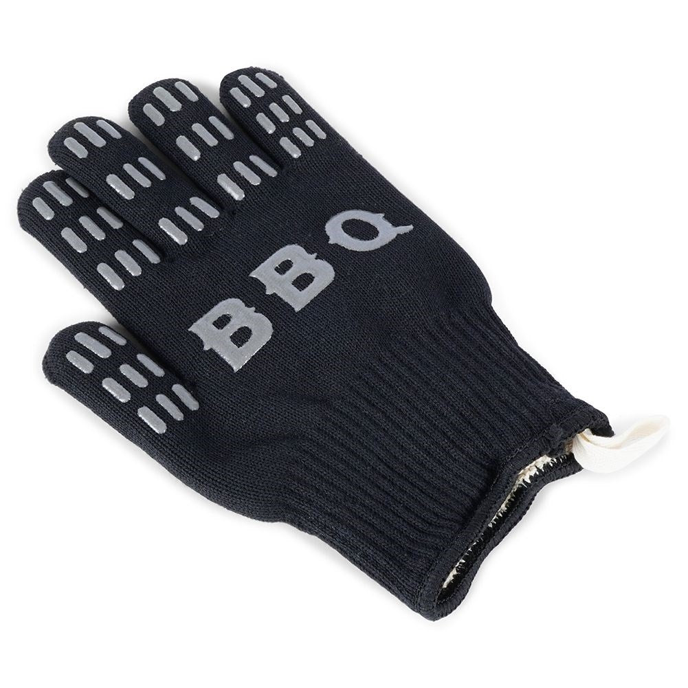Grill glove with non-slip inserts, withstands up to 250°C