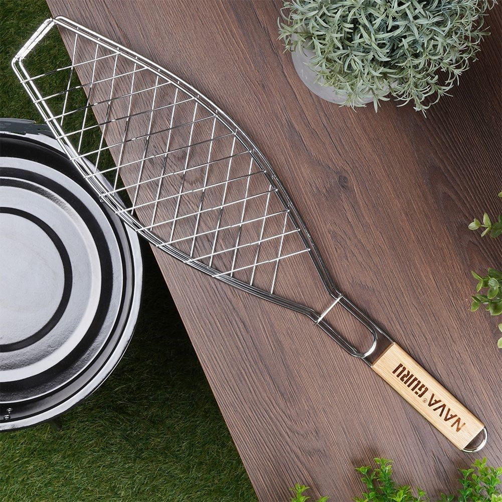 Grill grate with handle for easy grilling