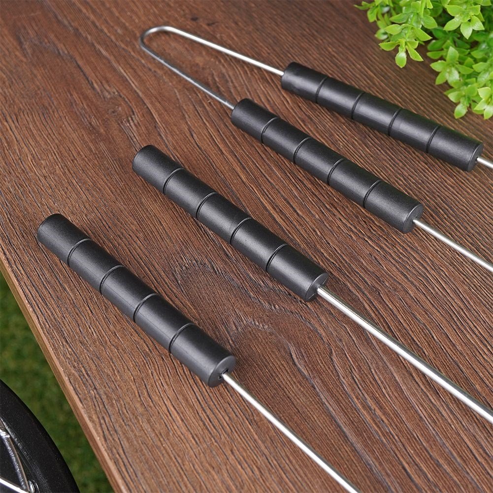 Grill set: Metal tool with plastic handle, 3 parts