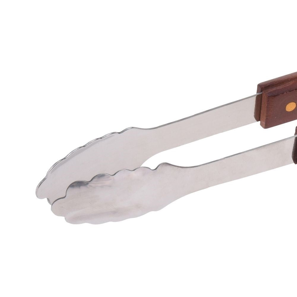 Grill set in stainless steel with spatula, fork and tongs