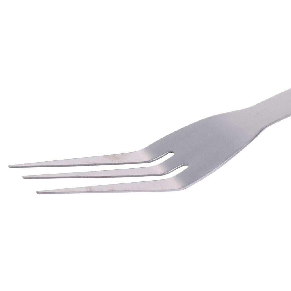 Grill set in stainless steel with spatula, fork and tongs