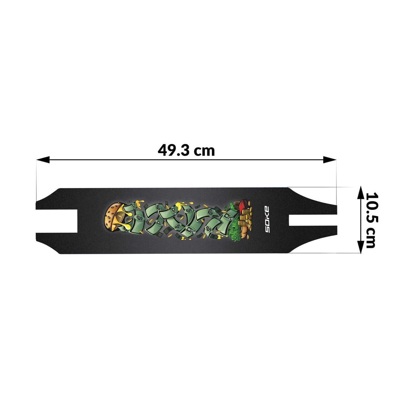 Grip tape sandpaper for kick bike 49.3x10.5 cm McCash