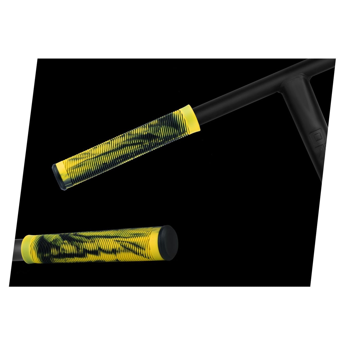 Gripy handle for scooter black-yellow G3 2 pcs