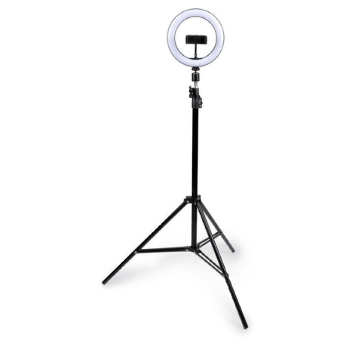 Grundig ED-49865: 2-in-1 Selfie Ring Light 360° Rotating Tripod