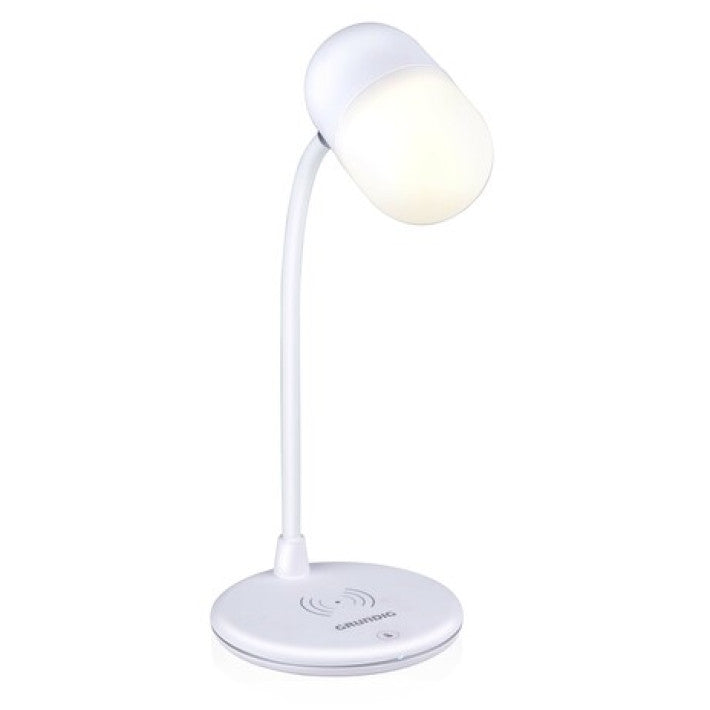Grundig ED-72546: 3-in-1 LED Desk Lamp, Bluetooth Speaker and Wireless Charger