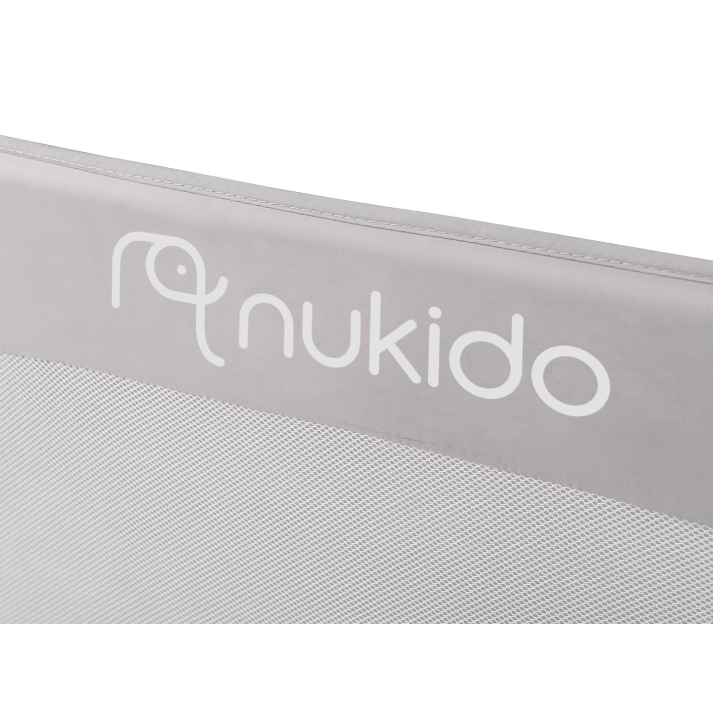 Guard rail for bed 180 x 42 x 35 cm Nukido grey
