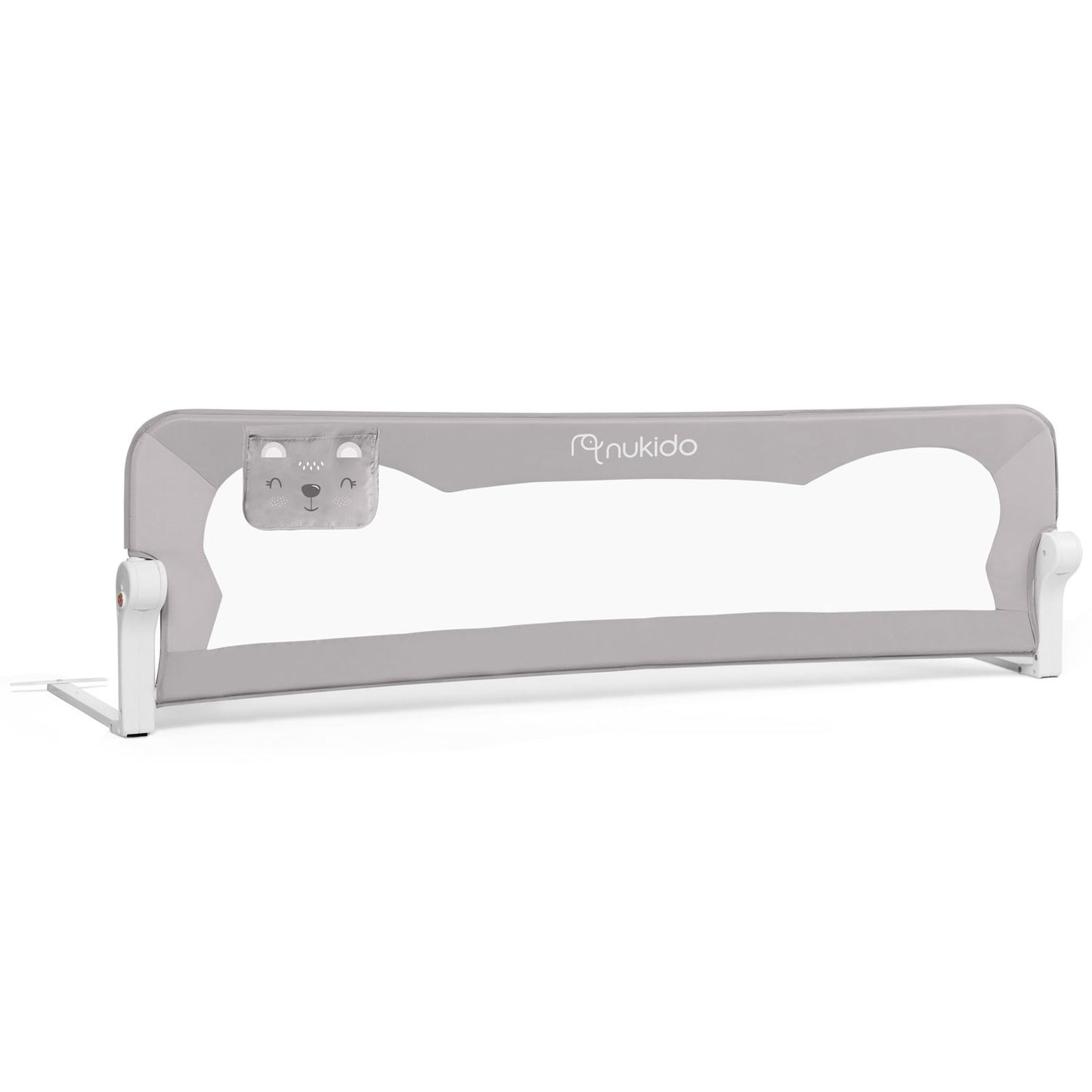 Guard rail for bed 180 x 42 x 35 cm Nukido grey