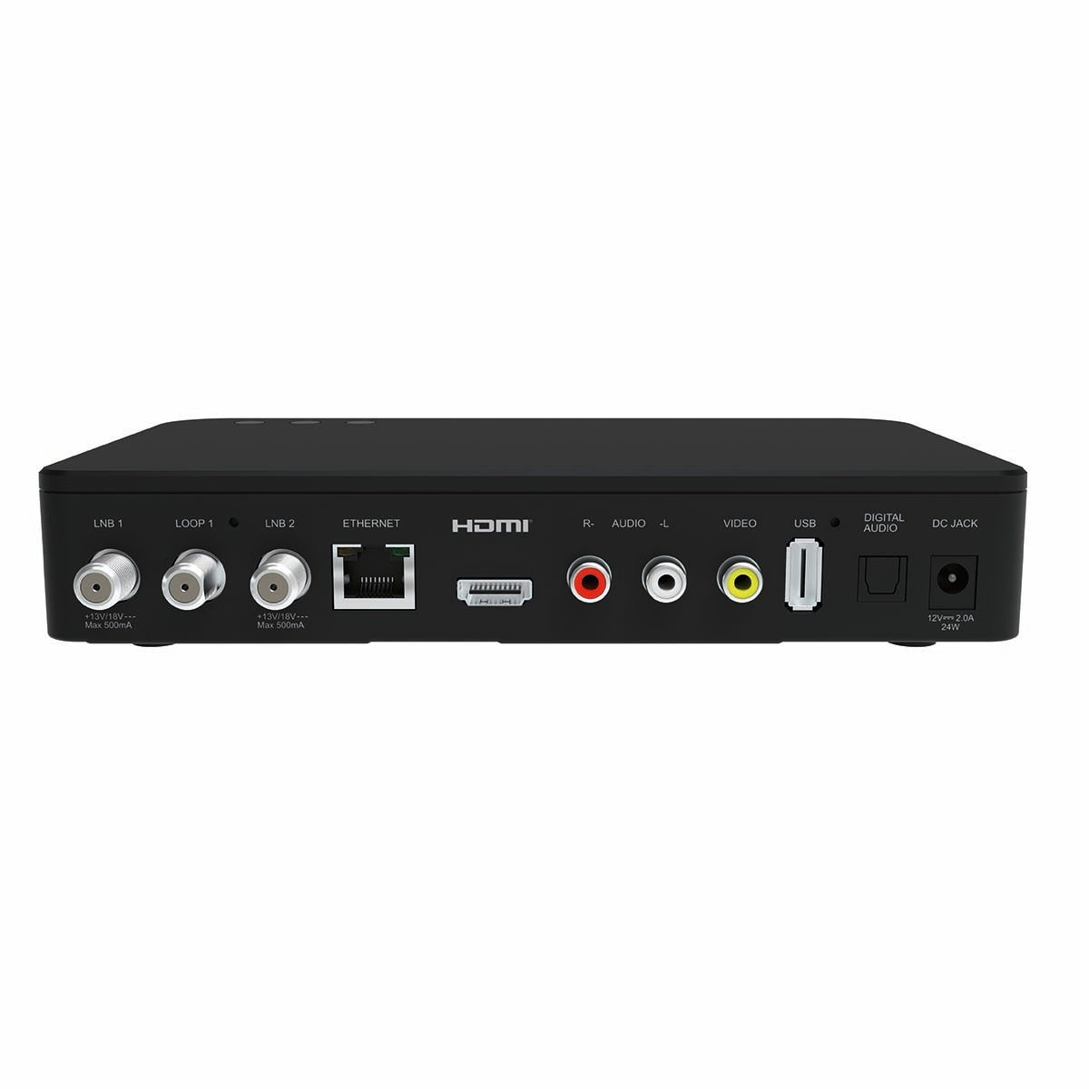 HD 7i Twin HDTV Free-to-air Satellite Receiver with Twin Tuner Black