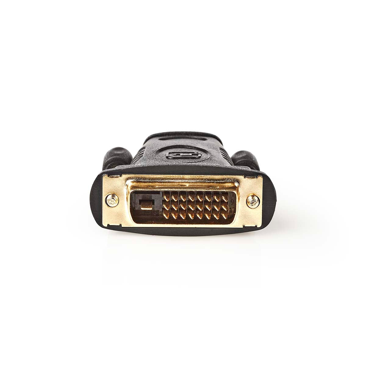 HDMI™ Adapter | DVI-D 24+1-Pin Male | HDMI™ Output | Nickel plated | Straight | ABS | Black | 1 pc. | Box