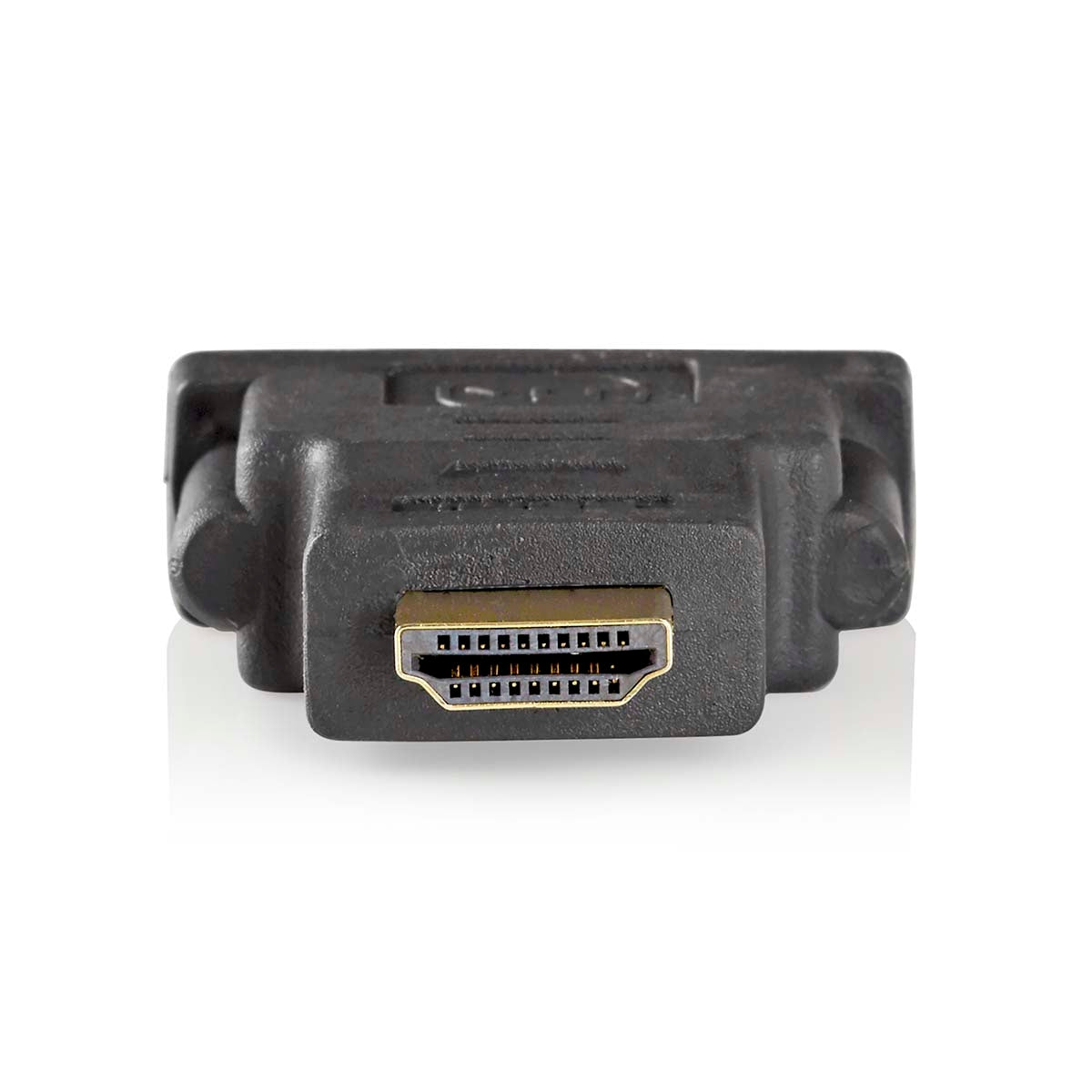 HDMI™ Adapter | HDMI™ Connector | DVI-D 24+1-Pin Female | Gold Plated | Straight | ABS | Anthracite | 1 pc. | Box