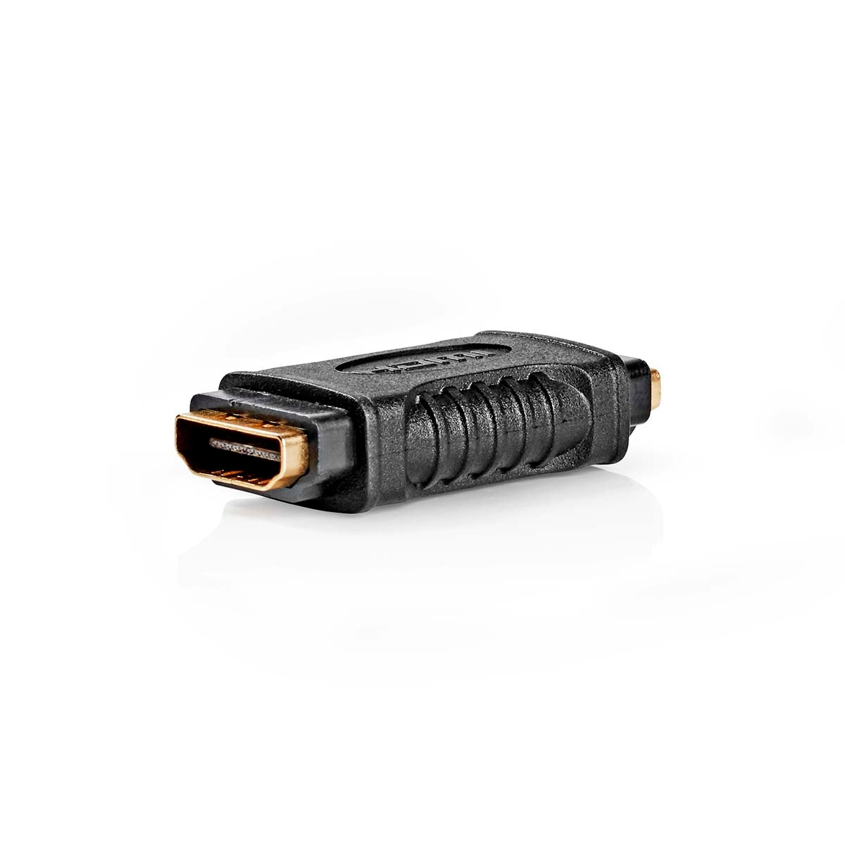 HDMI™ Adapter | HDMI™ Female | HDMI™ Female | Gold Plated | Straight | ABS | Black | 1 pc. | Box