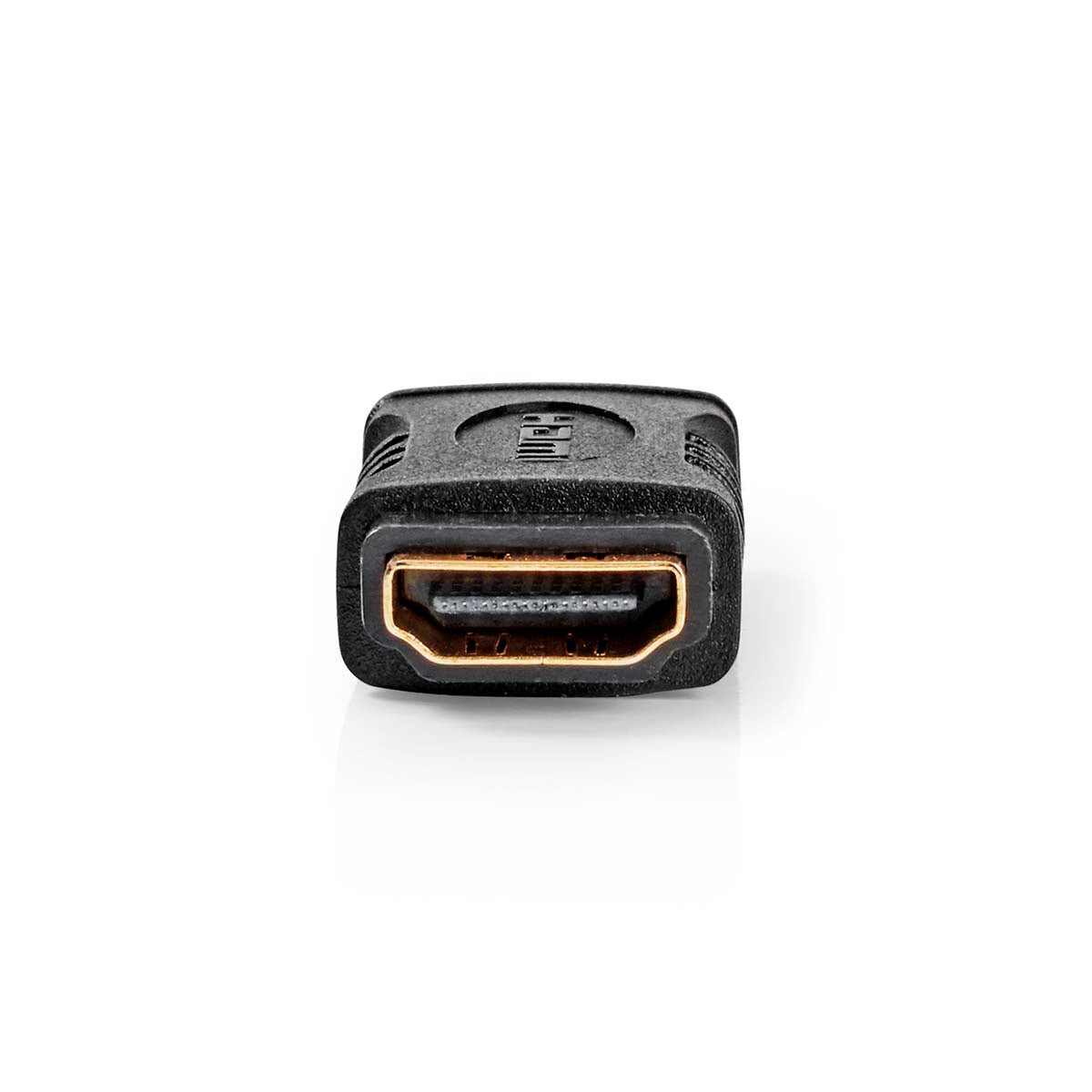 HDMI™ Adapter | HDMI™ Female | HDMI™ Female | Gold Plated | Straight | ABS | Black | 1 pc. | Box