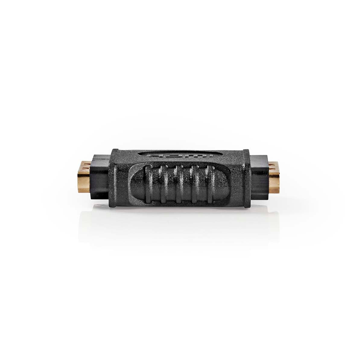 HDMI™ Adapter | HDMI™ Female | HDMI™ Female | Gold Plated | Straight | ABS | Black | 1 pc. | Box