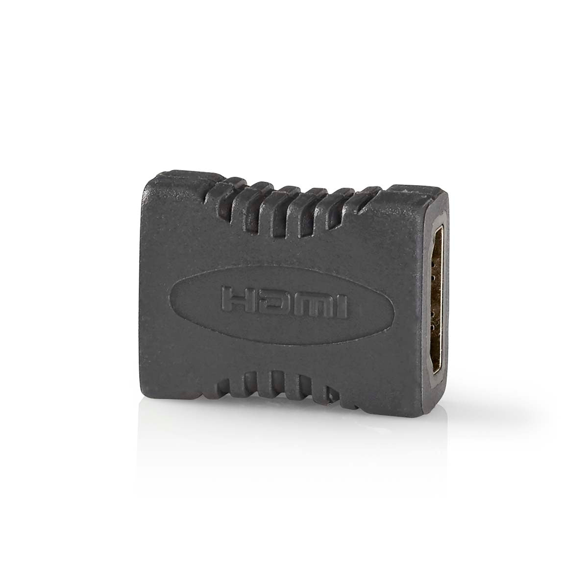 HDMI™ Adapter | HDMI™ Female | HDMI™ Female | Gold Plated | Straight | PVC | Anthracite | 1 pc. | Box