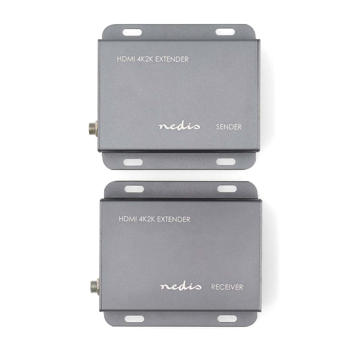 HDMI™ Extender | Over Cat6 | up to 50.0 m | 4K@30Hz | 10.2 Gbps | IR Return function | Metal | Anthracite