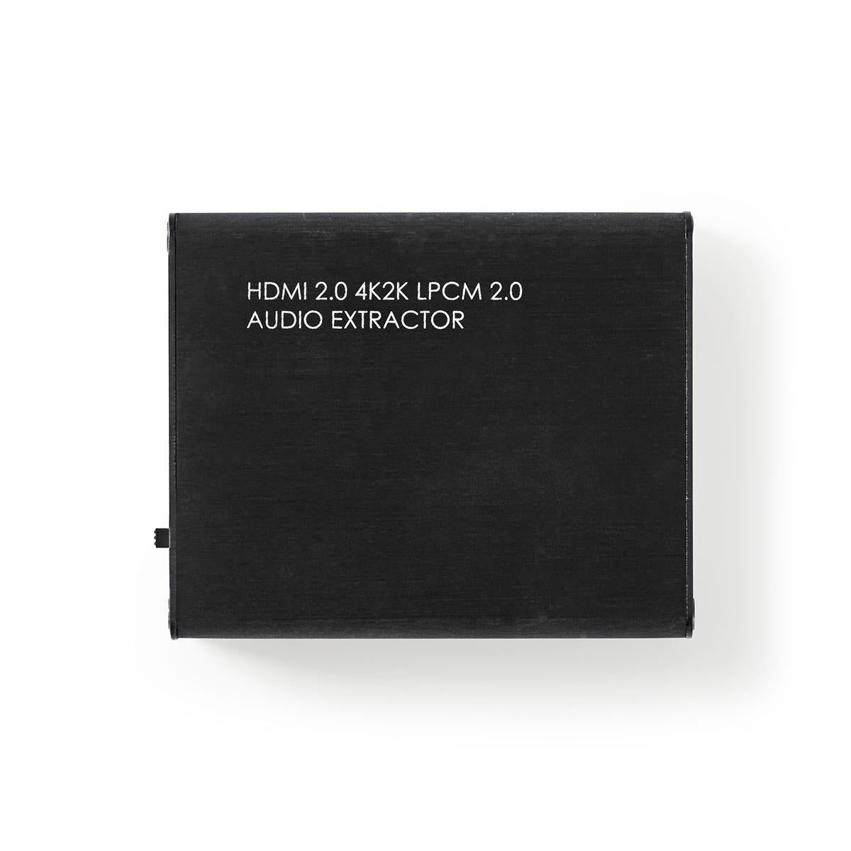 HDMI™ Extractor | HDMI™ input | HDMI™ output / TosLink Female / 1x 3.5 mm | Maximum resolution: 4K@60Hz | 18 Gbps | Metal | Anthracite | Gift box
