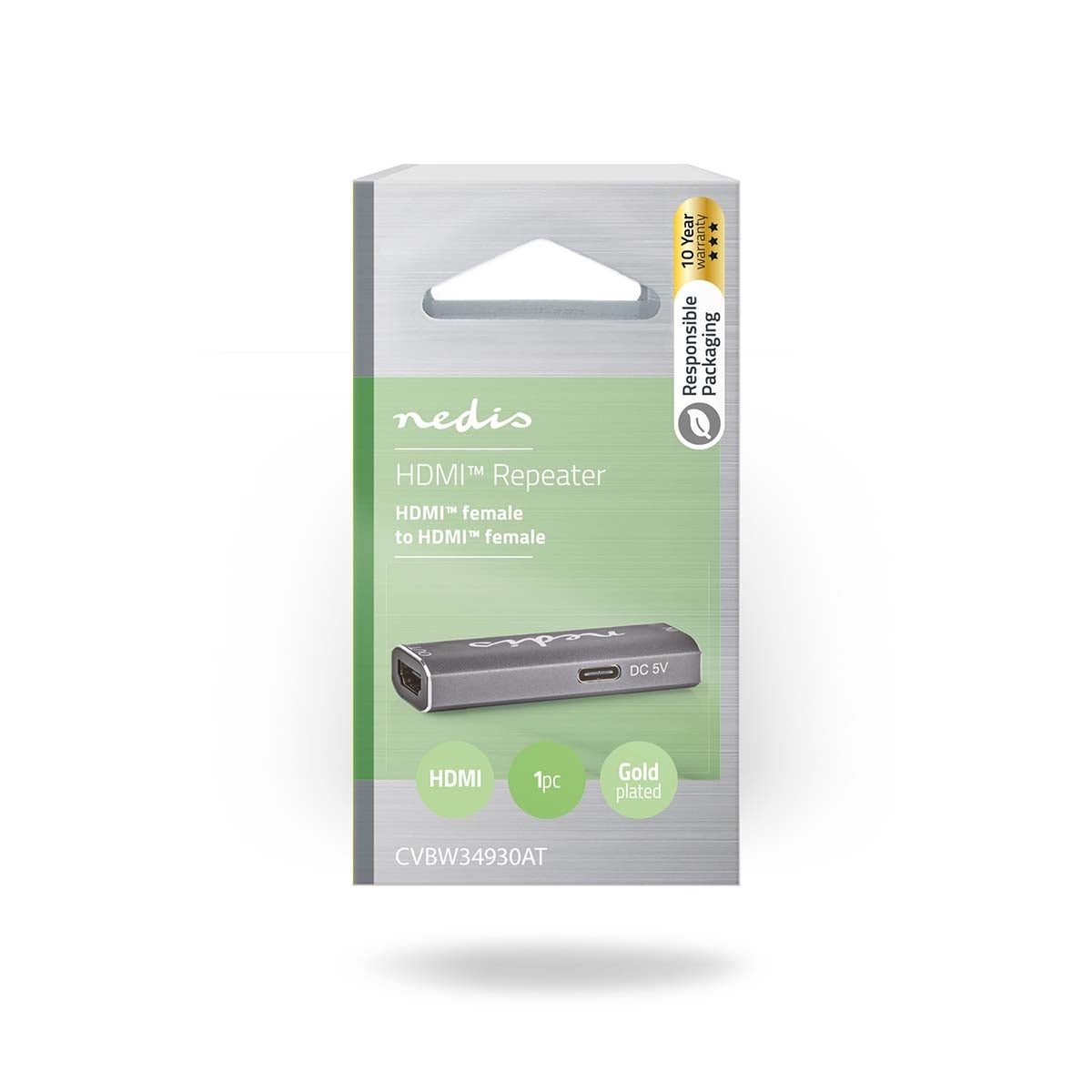 HDMI™ Repeater | 25.0 m | 8K@60Hz | 48 Gbps | Aluminum | Anthracite
