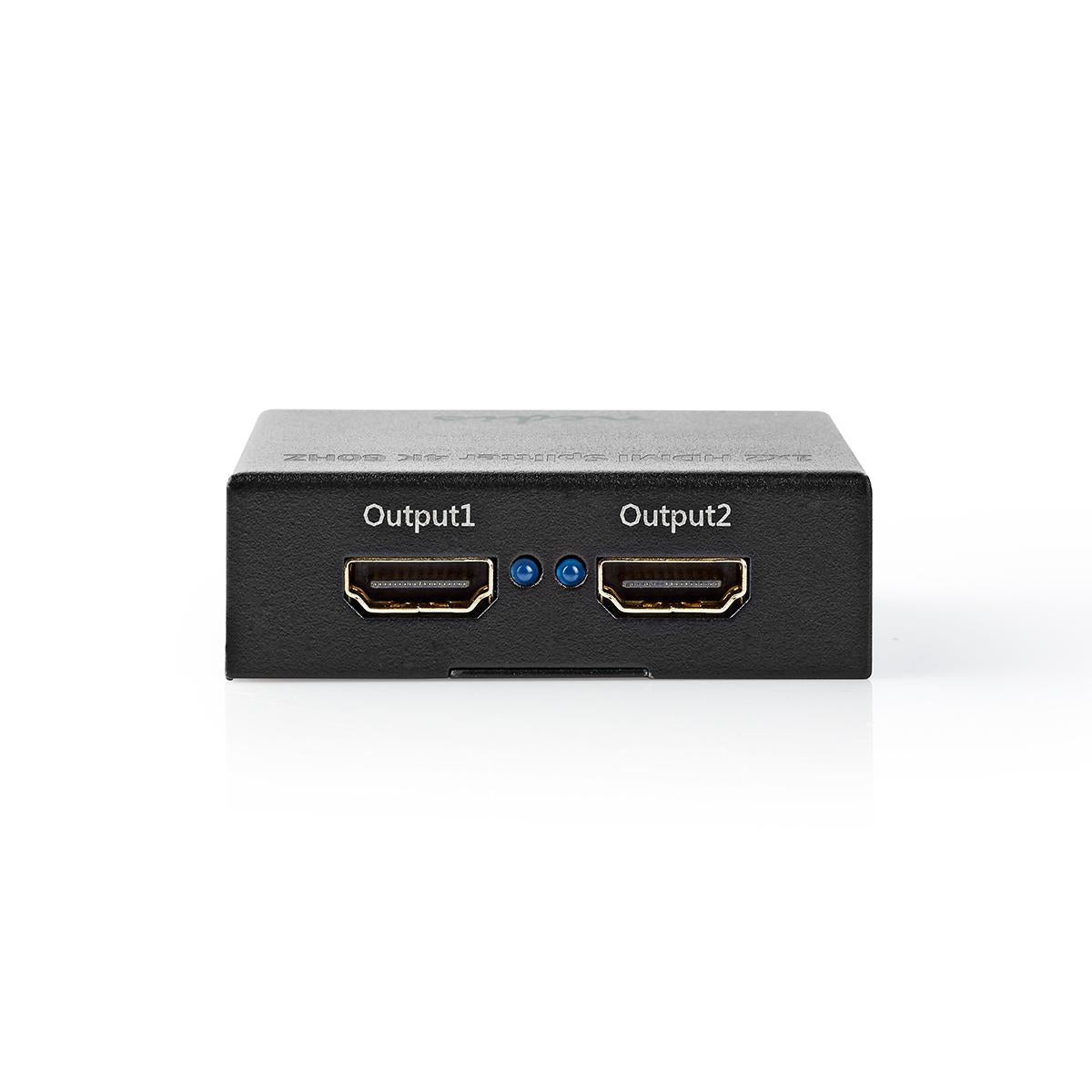 HDMI™ Splitter | 2-Port port(s) | HDMI™ input | 2x HDMI™ output | 4K@60Hz | 18 Gbps | Metal | Anthracite