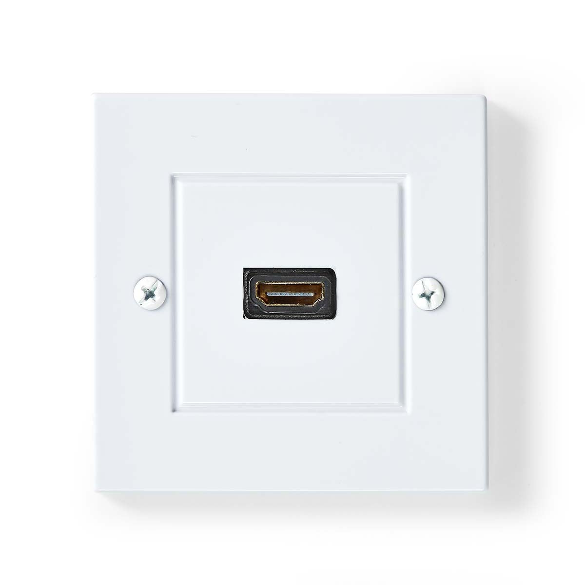 HDMI™ Wall Box | 1x HDMI™ Female | 4K@60Hz | HDMI™ Female | Black | 18 Gbps | Gold Plated | Envelope