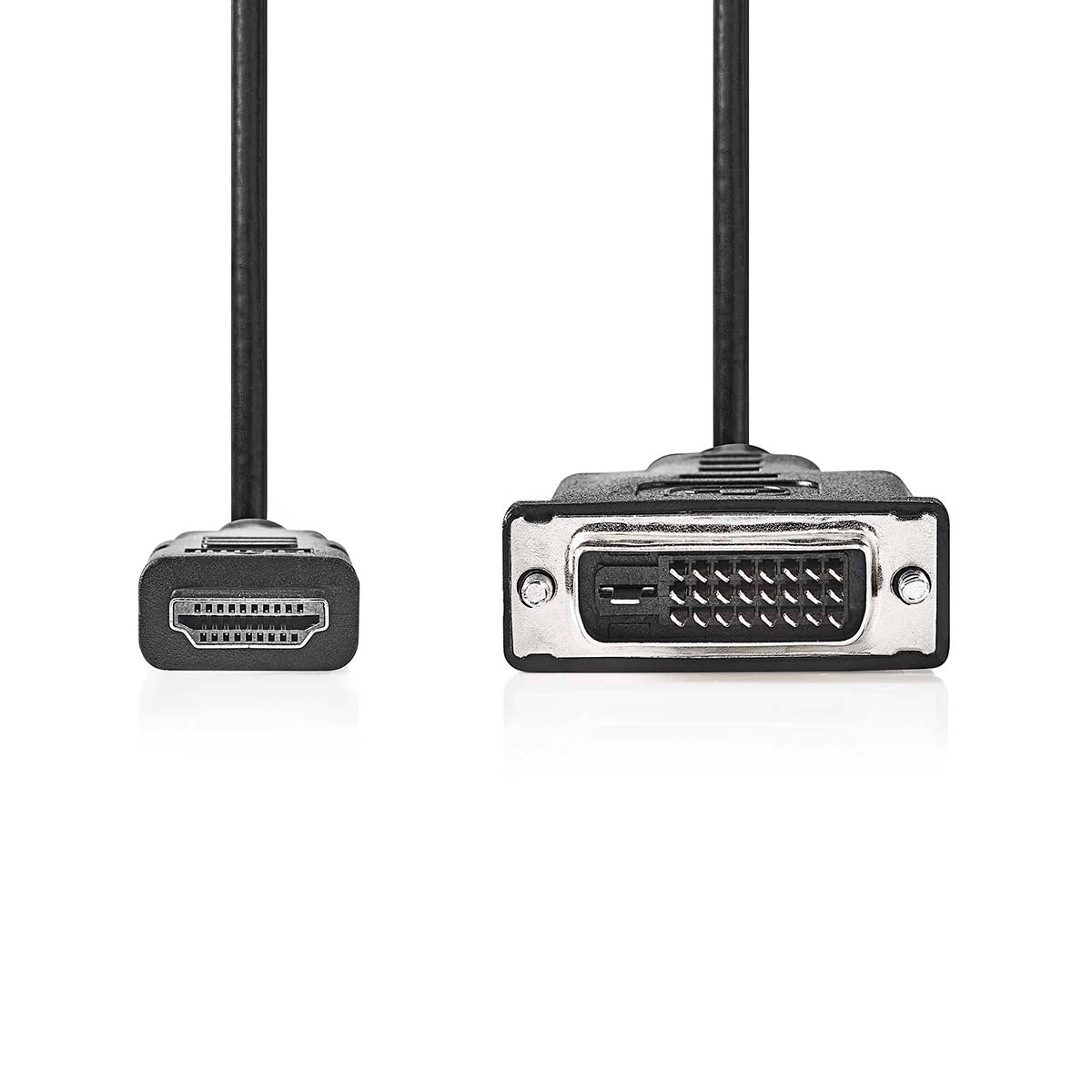 HDMI™ cable | HDMI™ Connector | DVI-D 24+1-Pin Male | 1080p | Nickel Plated | 3.00 m | Straight | PVC | Black | Box
