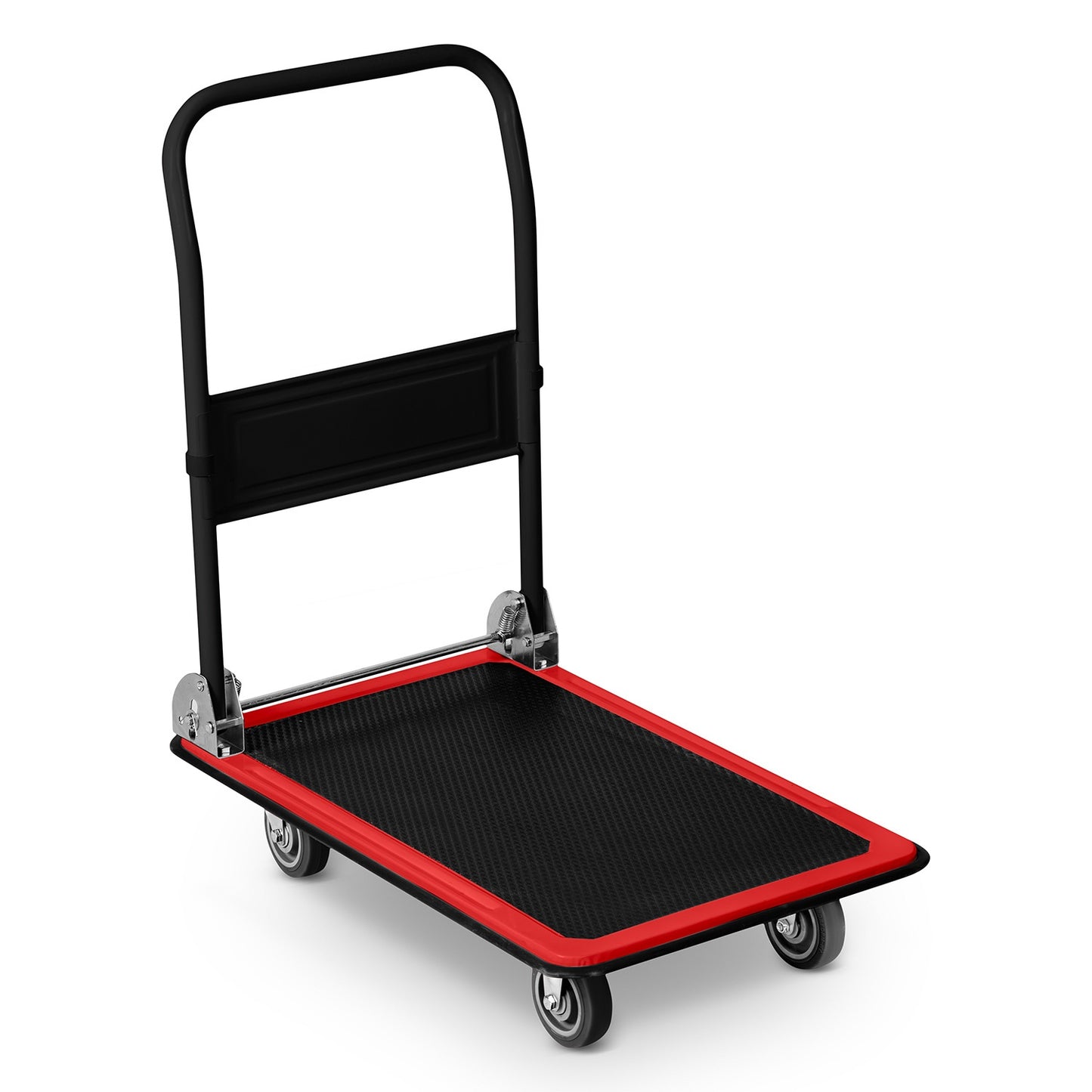 HM-505 platform transport trolley, black and red