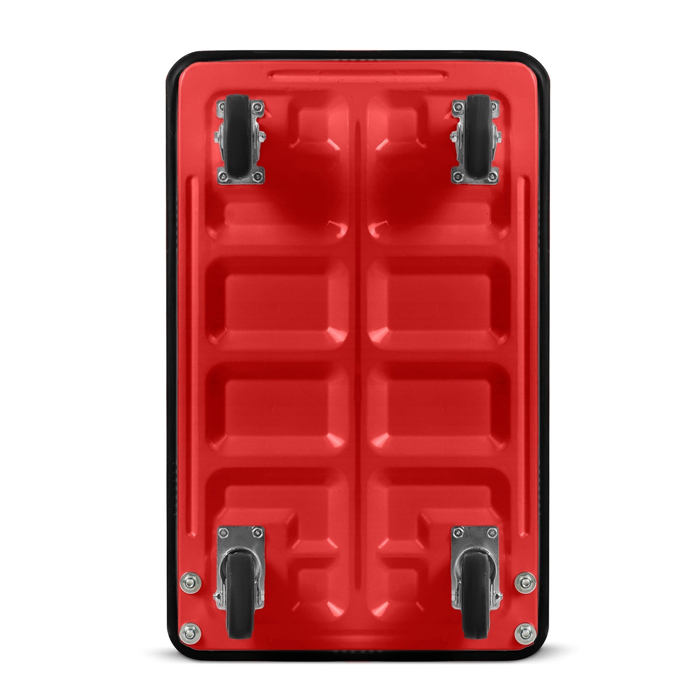 HM-505 platform transport trolley, black and red