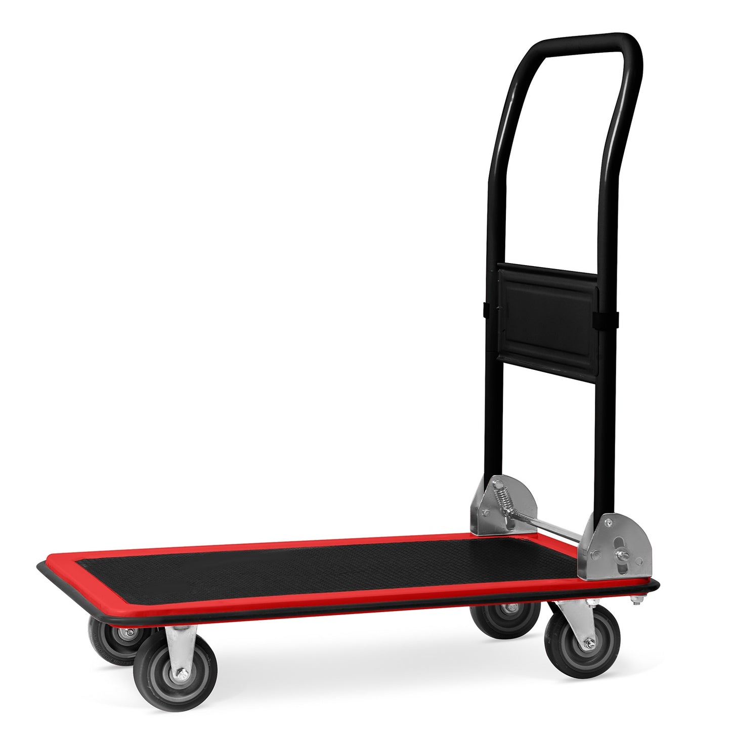 HM-505 platform transport trolley, black and red