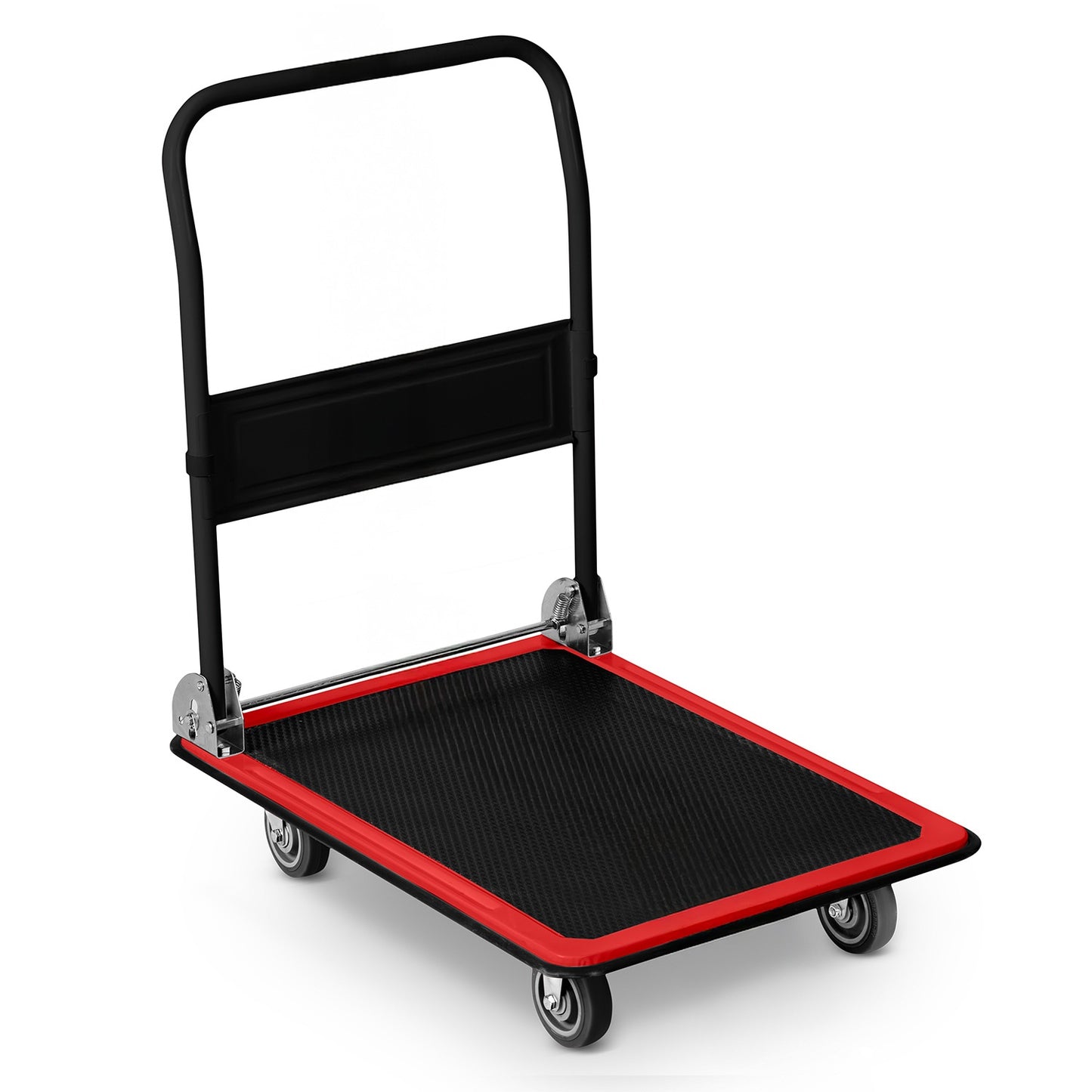 HM-506 platform transport trolley, black and red