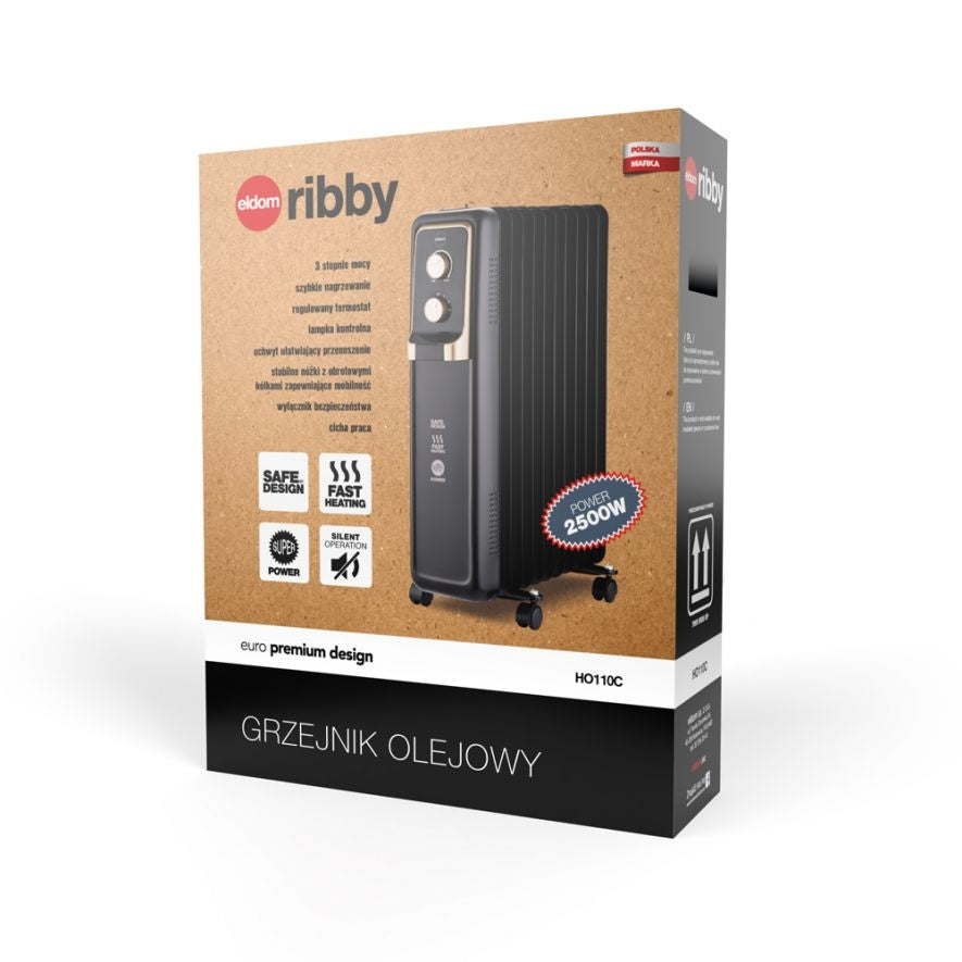 HO110C ribby ELDOM 2500W oil radiator