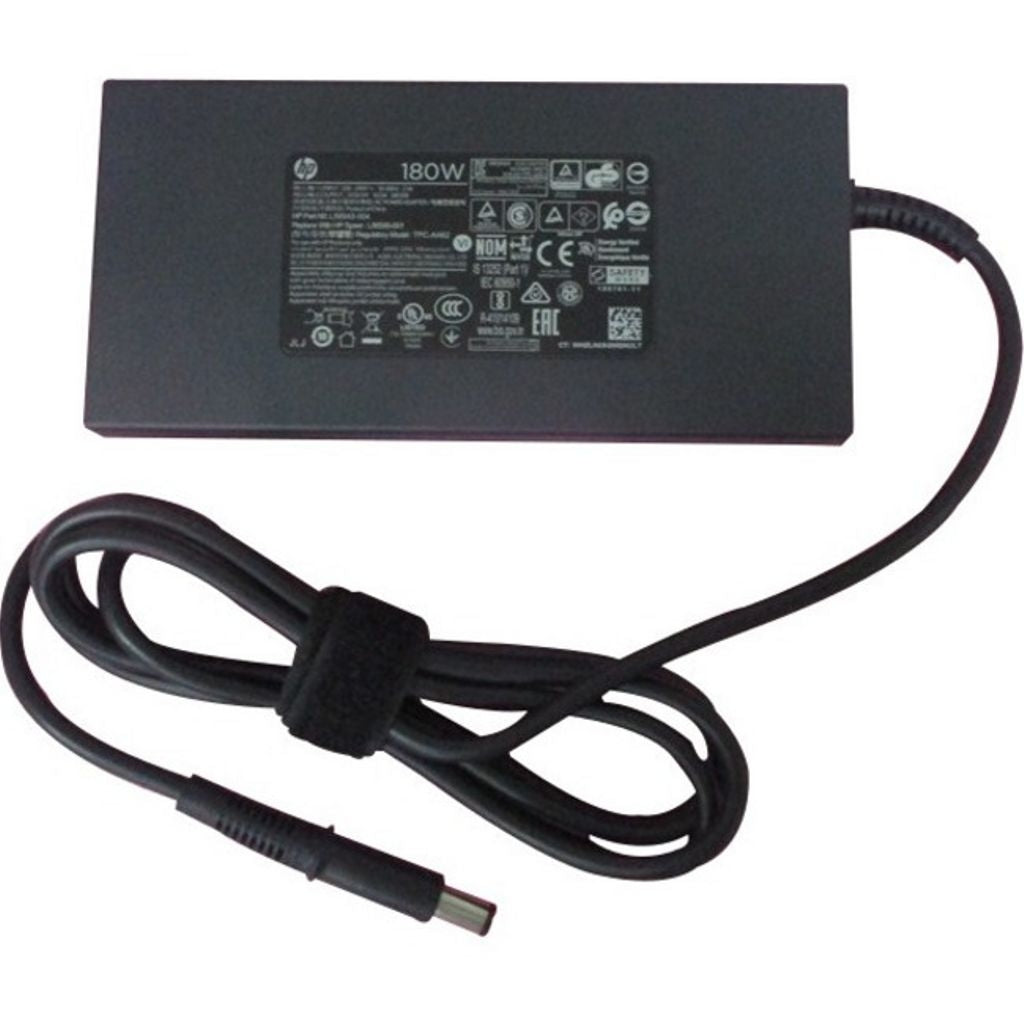 HP 180W Smart AC Adapter for Laptop, 7.4mm Connector