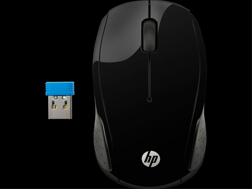HP 200 trådlös mus – svart