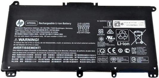 HP 3C laptop battery, 41Wh, 3.6Ah, Li-ion, HT03041XL-PR+PL, HT03XL