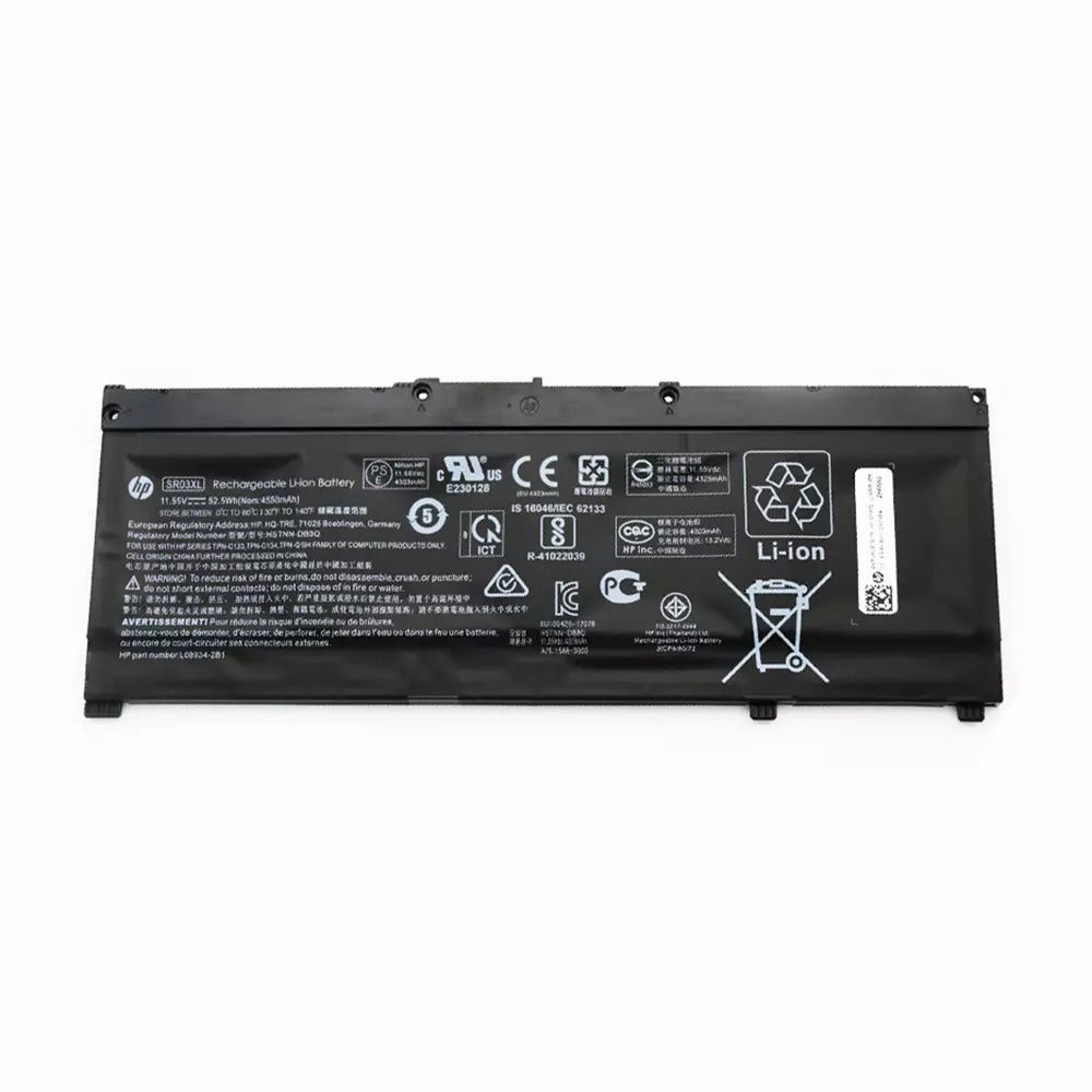 HP 3C laptop battery, 52Wh, 4.55Ah, Li-ion, SR03052XL-PL, SR03XL
