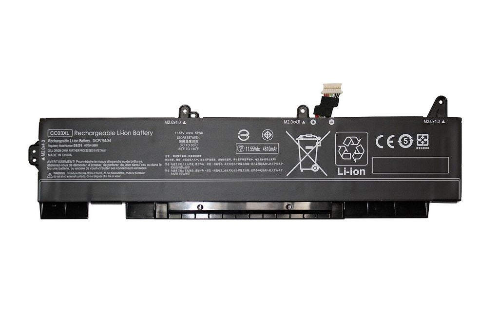 HP 3C laptop battery, 56Wh, 4.85Ah, Li-ion, CC03056XL-PL, CC03XL
