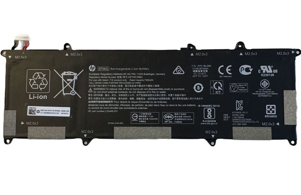 HP 4C laptop battery, 56Wh, 3.75Ah, Li-ion, EP04056XL-PL, EP04XL