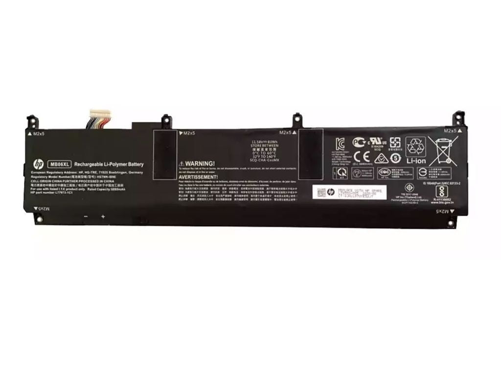 HP 6C laptop battery, 83Wh, 3.58Ah, Li-ion, MB06083XL-PL, MB06XL
