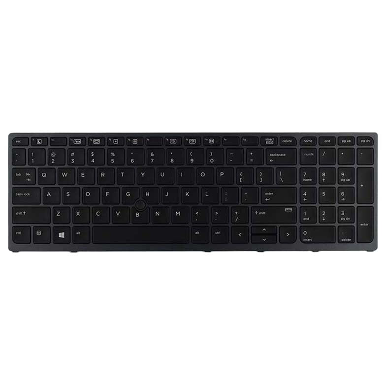 HP Backlit keyboard assembly (Belgium)