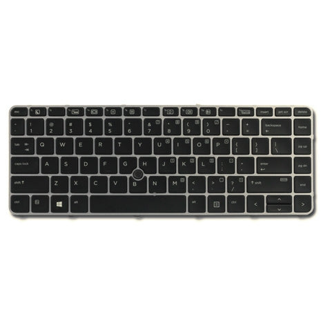 HP Keyboard Backlit w/point stick - Denmark